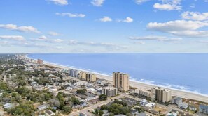 Enjoy stunning ocean views from this beachfront location.