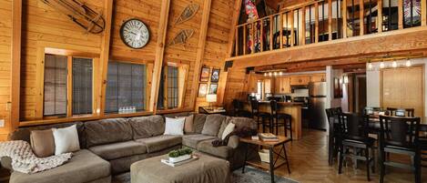 Televisión, chimenea, videojuegos y libros