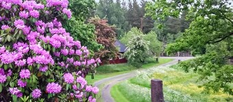 Nice home in Gusum with lake view