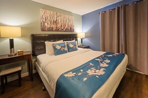 2 slaapkamers, een bureau, een strijkplank/strijkijzer, gratis wifi