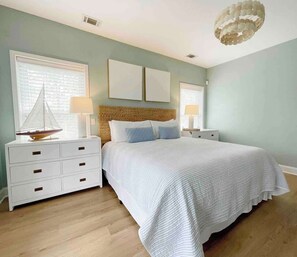 4 bedrooms, iron/ironing board, travel cot, WiFi