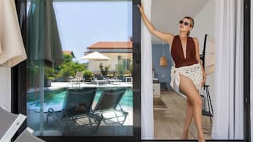 Junior Triple Room, Pool Access | Terrace/patio