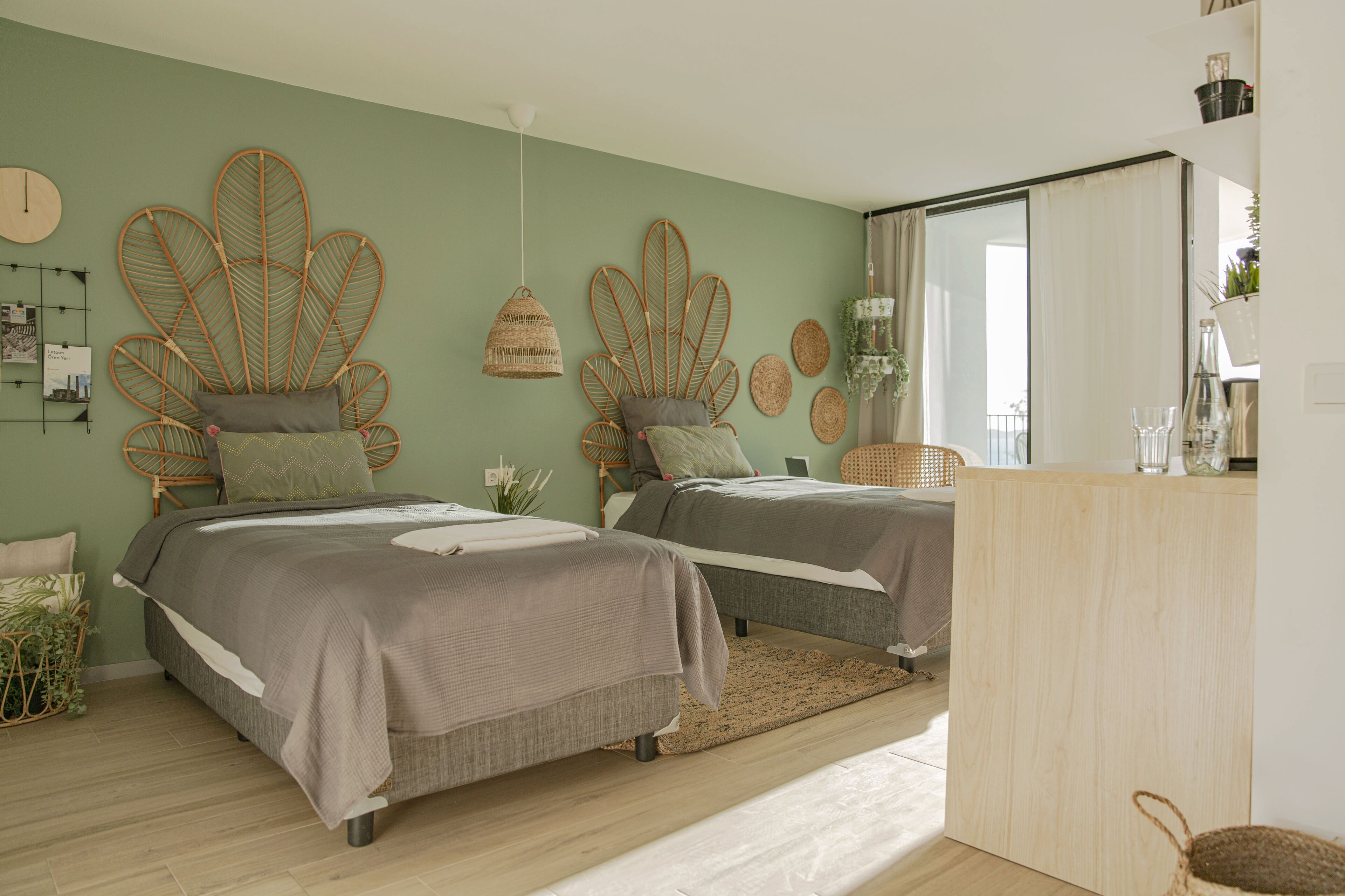 Draps en coton égyptien, literie de qualité supérieure, minibar