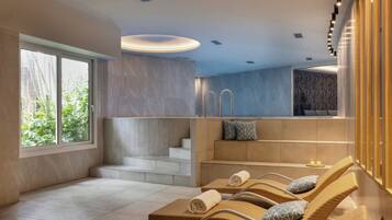 Couples treatment room(s), body treatments, deep-tissue massages