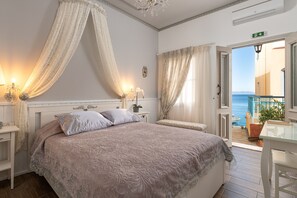 Deluxe Room | Premium bedding, memory-foam beds, in-room safe, individually decorated - Marikas Deluxe Rooms (Symi)