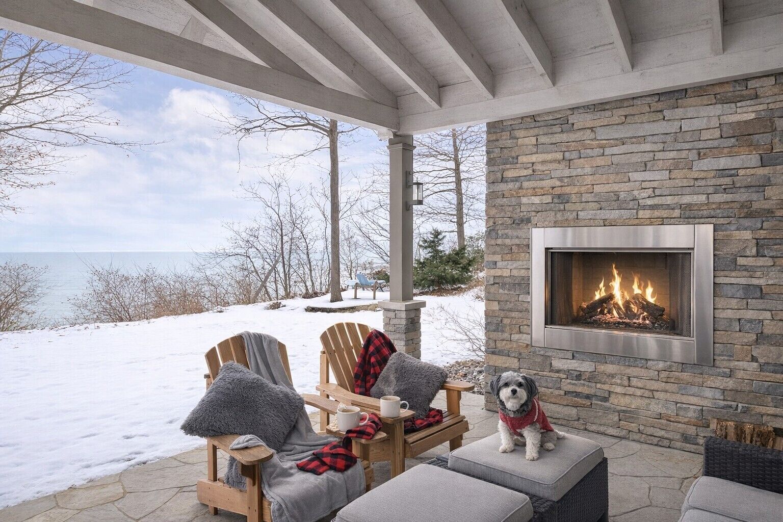 Enceinte de l’hébergement