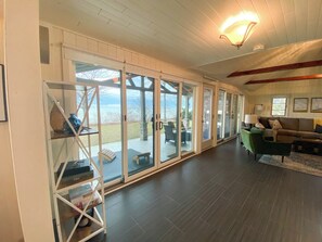 Smart TV, fireplace - Sunset Serenity, Lakefront Hot Tub (Bayfield)