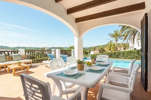 Outdoor dining - Villas Playas de Fornells by Escape Home (Fornells)