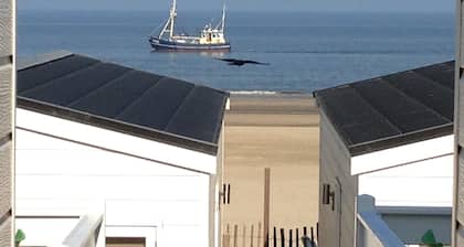 Luxury BeachLodge for 2 to 4 people on the beach of Wijk aan Zee