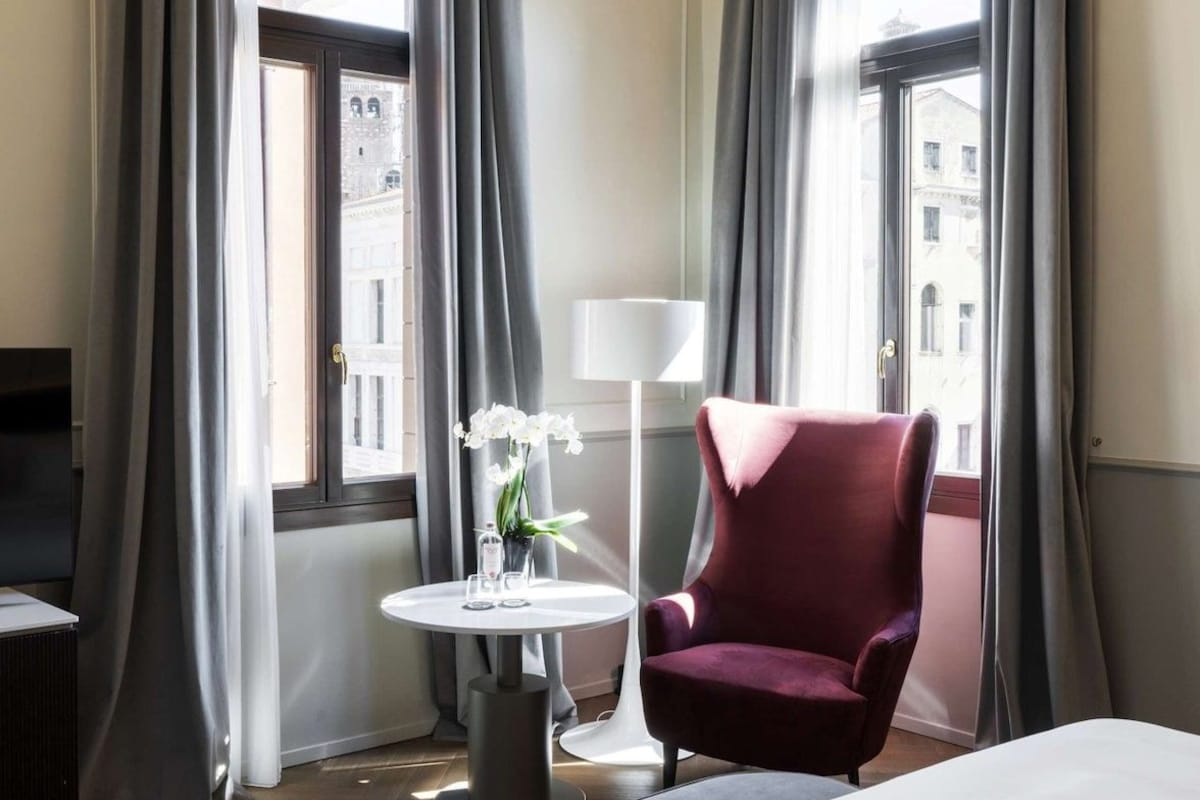 Premium bedding, down duvets, memory-foam beds, minibar