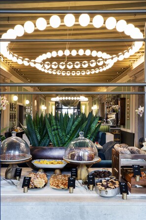 Daily buffet breakfast (EUR 36 per person)