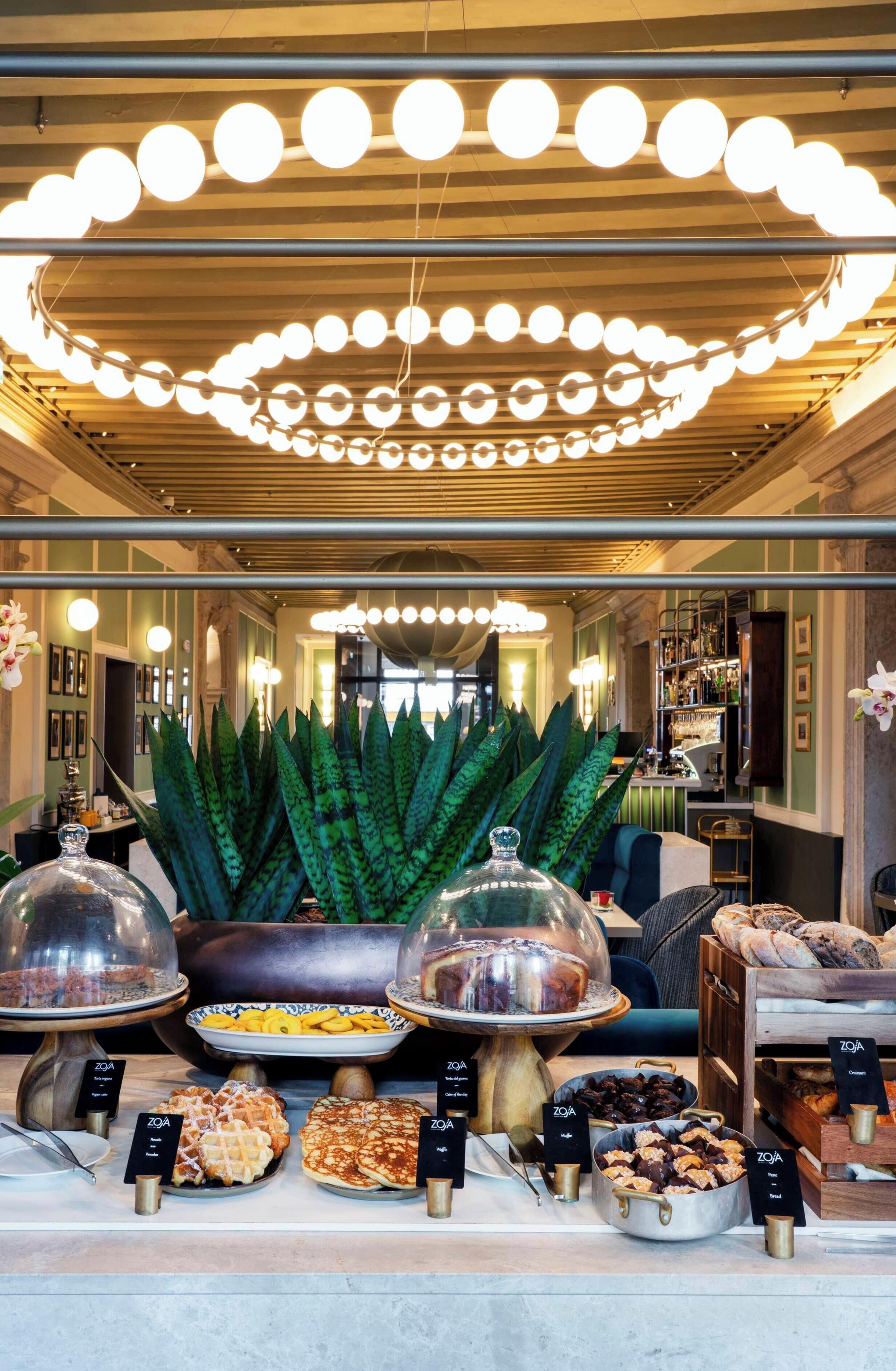 Daily buffet breakfast (EUR 36 per person)