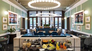 Daily buffet breakfast (EUR 36 per person)