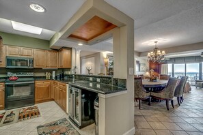 Fridge, microwave, oven, stovetop - 🌴🌞Lazy River + Indoor/Outdoor Pools | Oceanfront | South Wind Penthouse 3 (Myrtle Beach)