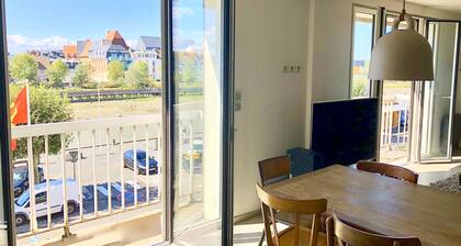 TROUVILLE 3 Pc 65m2 VUE SPLENDIDE ET DEGAGEE, BAIGNEE DE LUMIERE