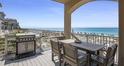 August Special! "Star of the Sea" Oceanfront Home * Private Pool * Golf Cart