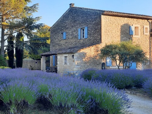 MAS DES LAVANDES, plaine de Gordes - Piscine PRIVEE