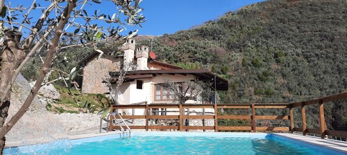 Mild hills Villa, on the Tuscany coast with brand new panoramic private pool