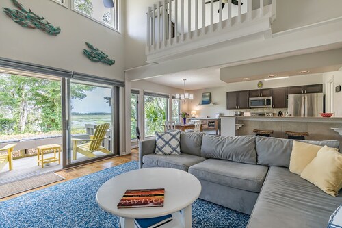 Once Upon A Tide: Cozy 3b/2b Villa on Dataw with Water Views, Golf and Wifi