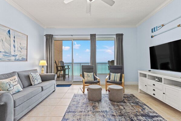 32-inch TV with cable channels - Treasure Island 0411 (Panama City Beach)