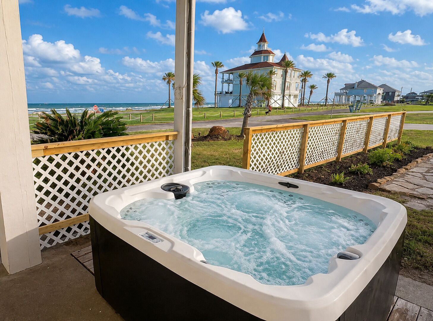 Bain à remous extérieur