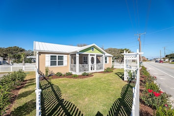 Front of our Frosty Fish Cottage