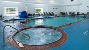 Indoor pool, outdoor pool - Two Bedroom Deluxe, Upstairs, Luxury Condo, Williamsburg, Virginia (2215622) (Williamsburg)