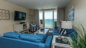 Smart TV, DVD player, offices, printers - E1602 Gulf Front, Amazing View, 3 Pools (Panama City)