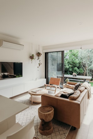 Smart TV, Netflix, DVD player, streaming services