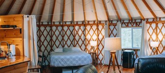 Private Yurt on 20 Wooded Acres, Pet-Friendly