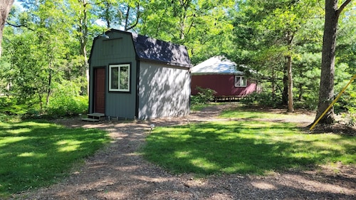Private Yurt on 20 Wooded Acres, Pet-Friendly