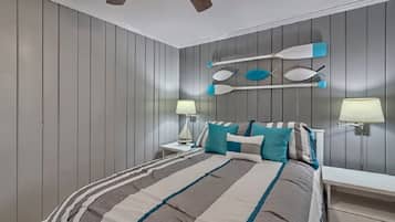 2 bedrooms, iron/ironing board, free WiFi, bed sheets