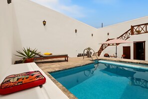 Pool - Holiday Home "Rincón de Daute" with Sea & Mountain Views, Pool, Wi-Fi & Terrace (Los Silos)