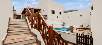 Maison de vacances « Rincón de Daute » avec vue mer et montagne, piscine, Wi-Fi et terrasse