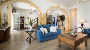 Traditional Villa | Living area | Flat-screen TV - Villa Armonia (Corfu)