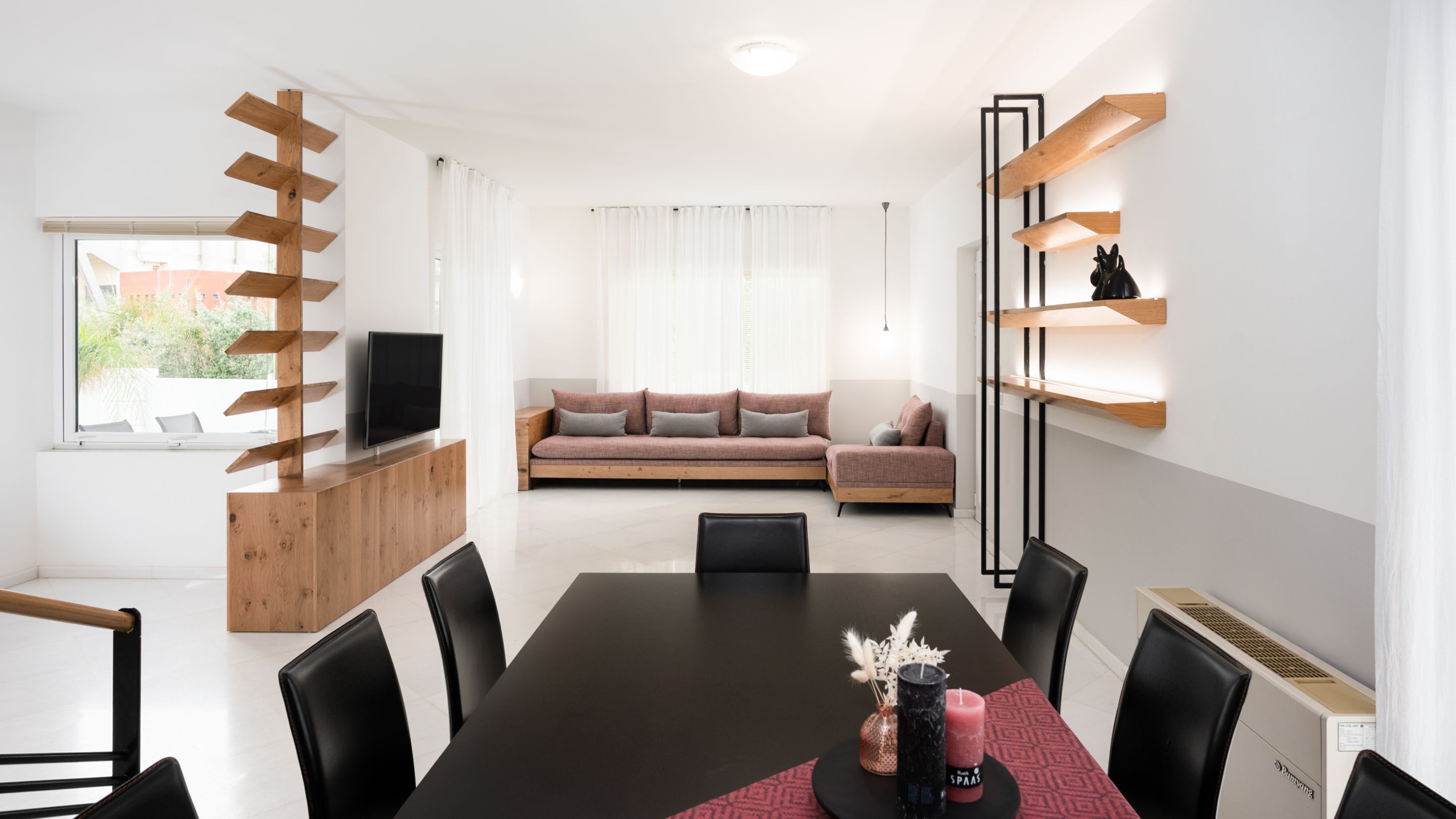 Villa | Living area | 42-inch Smart TV with satellite channels, TV, Netflix