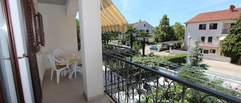 Appartamento, 2 camere da letto, non fumatori, balcone | Balcone