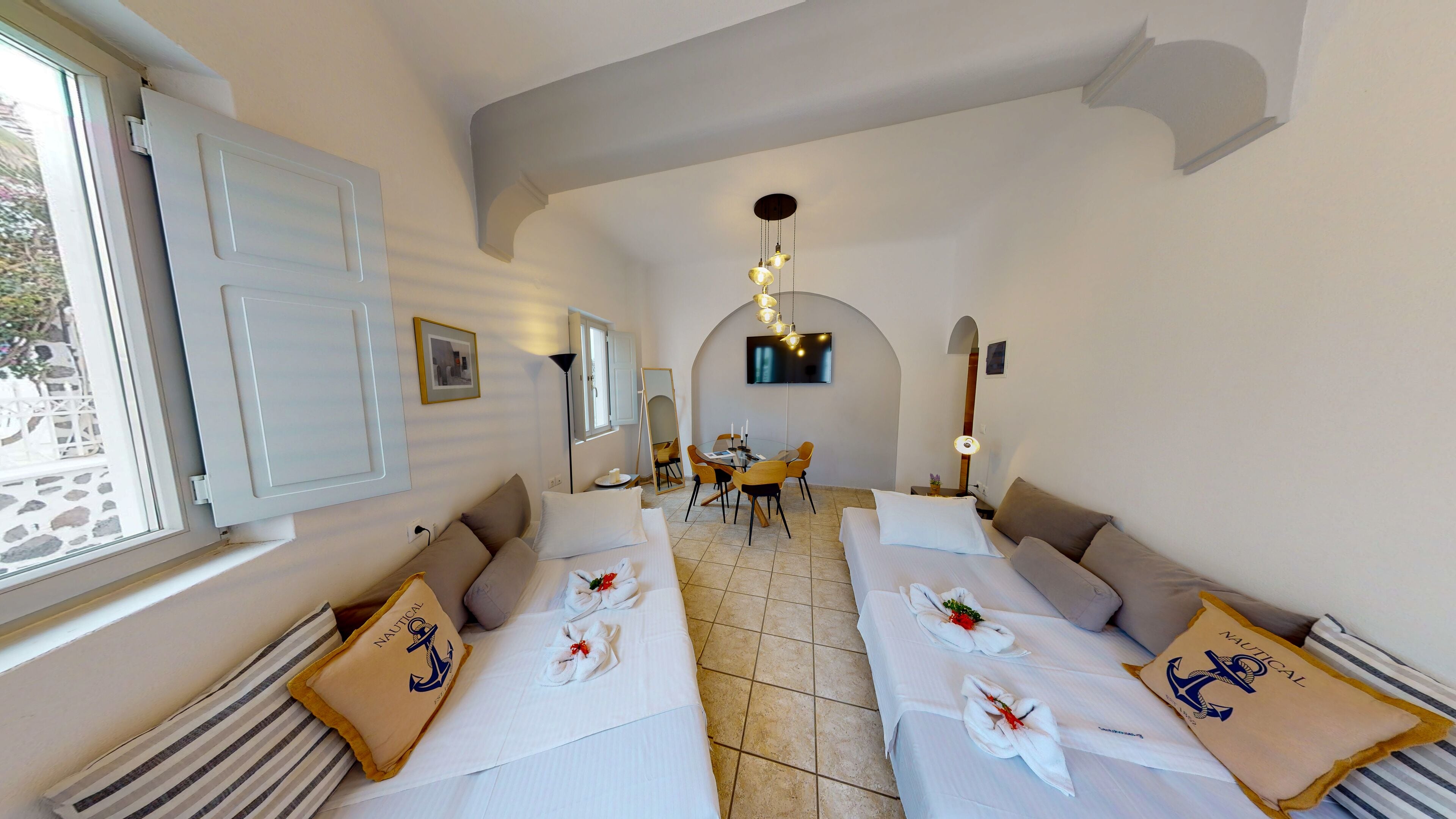 family apartment | living area | smart tv