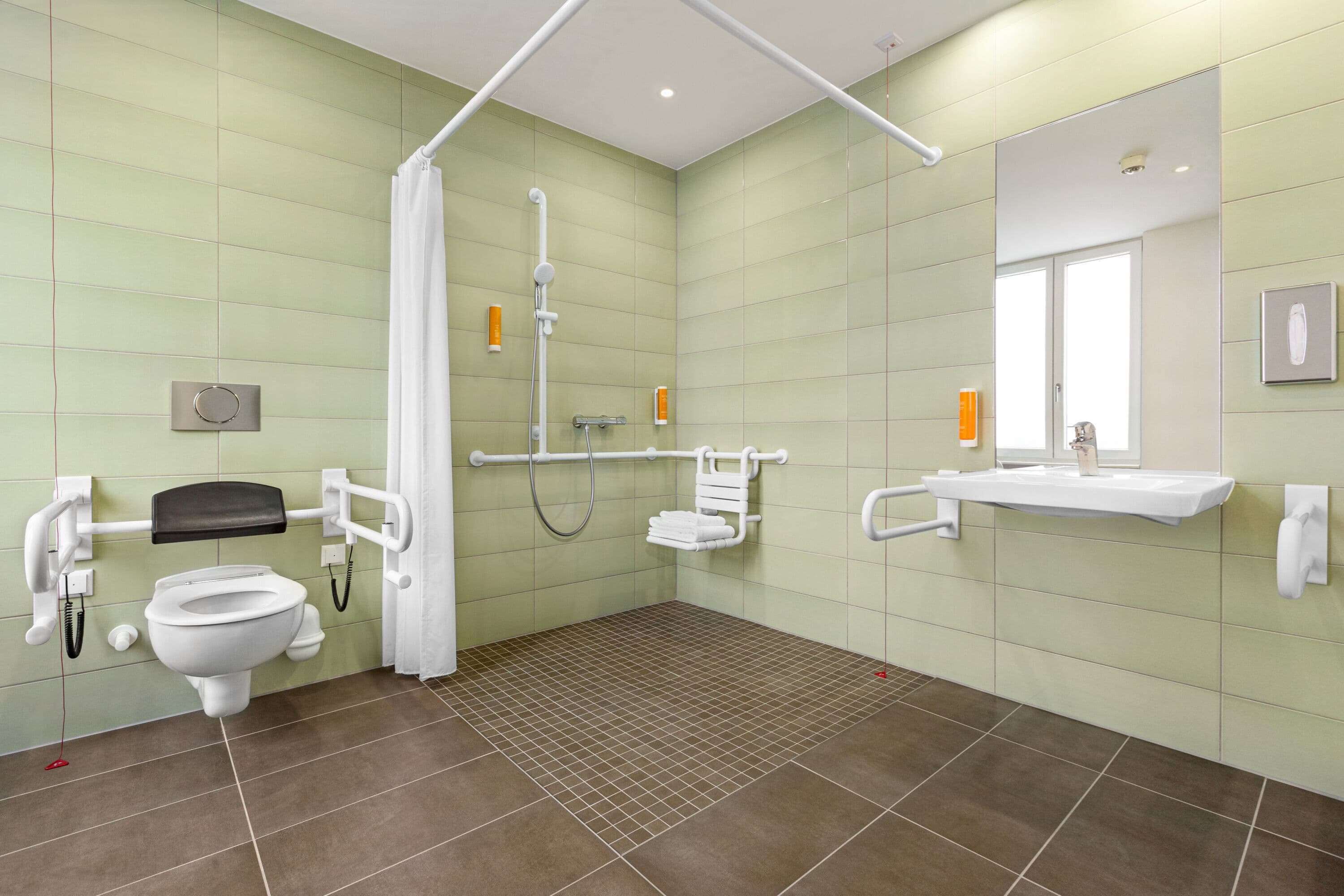 standard double room, accessible (barrier-free) | accessible bathroom
