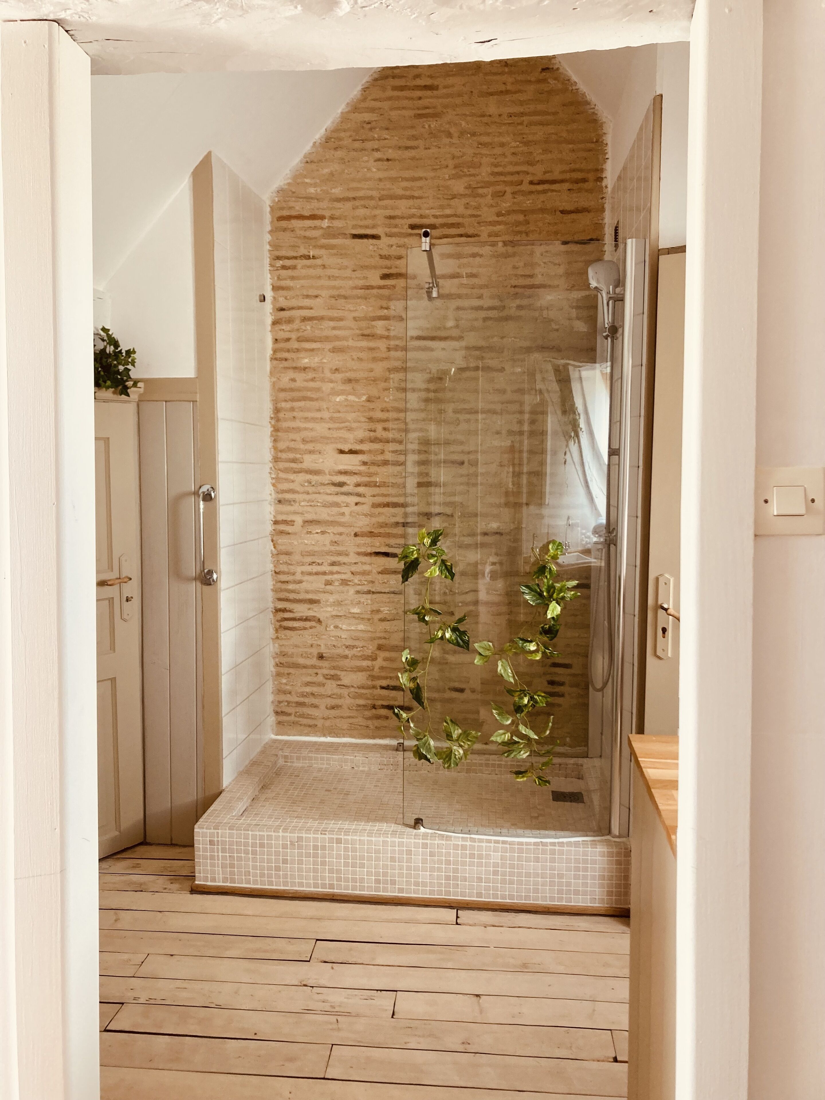 Bathtub, hair dryer, towels