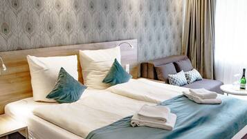 1 Schlafzimmer, Schreibtisch, Internetzugang, BettwÀsche