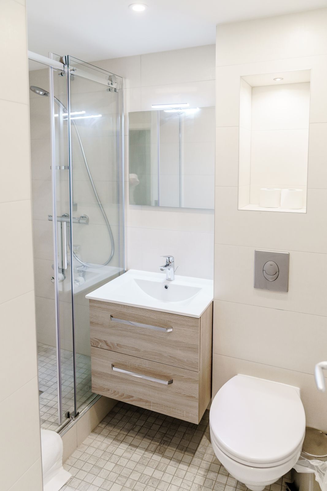 Haartrockner, Handtücher