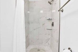 Hair dryer, towels