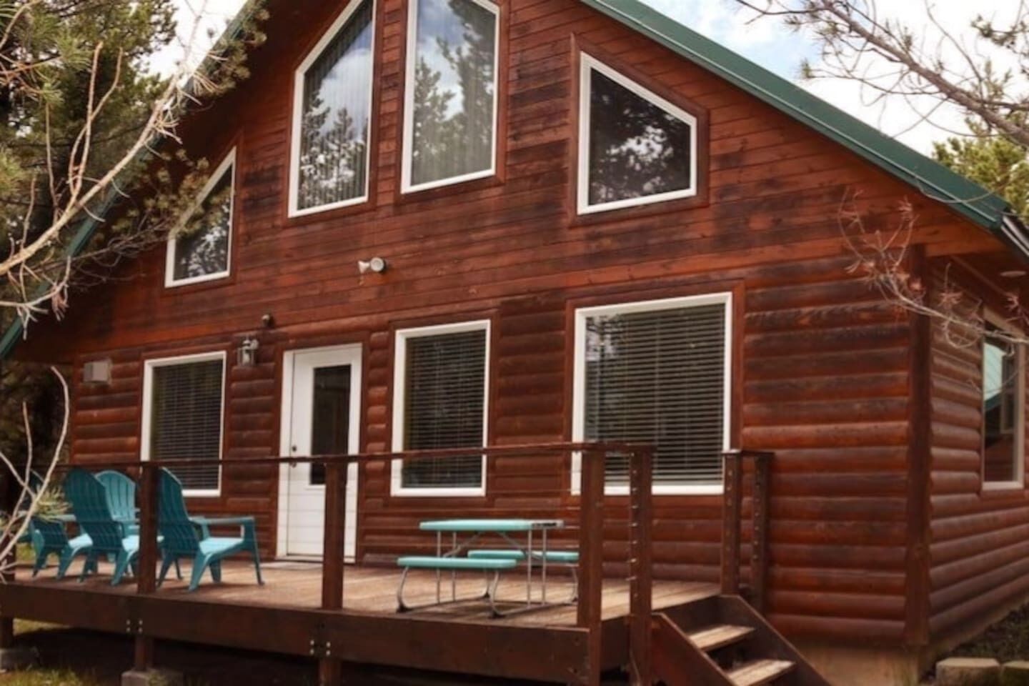 Front entrance and deck