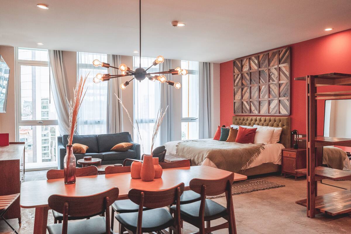 Wifi gratis y ropa de cama