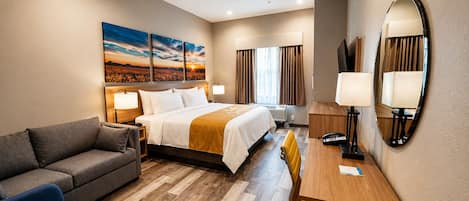 Premium bedding, down duvets, pillow-top beds, individually furnished