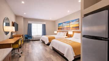 Premium bedding, down comforters, pillowtop beds, individually furnished