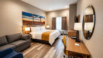 Comfort suite, 1 kingsize bed, niet-roken | Luxe beddengoed, donsdekens, pillowtop-bedden, individueel gemeubileerd