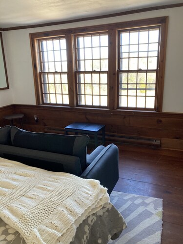 This cozy apartment is situated on 20 acres with a distant view of Sebago Lake.
