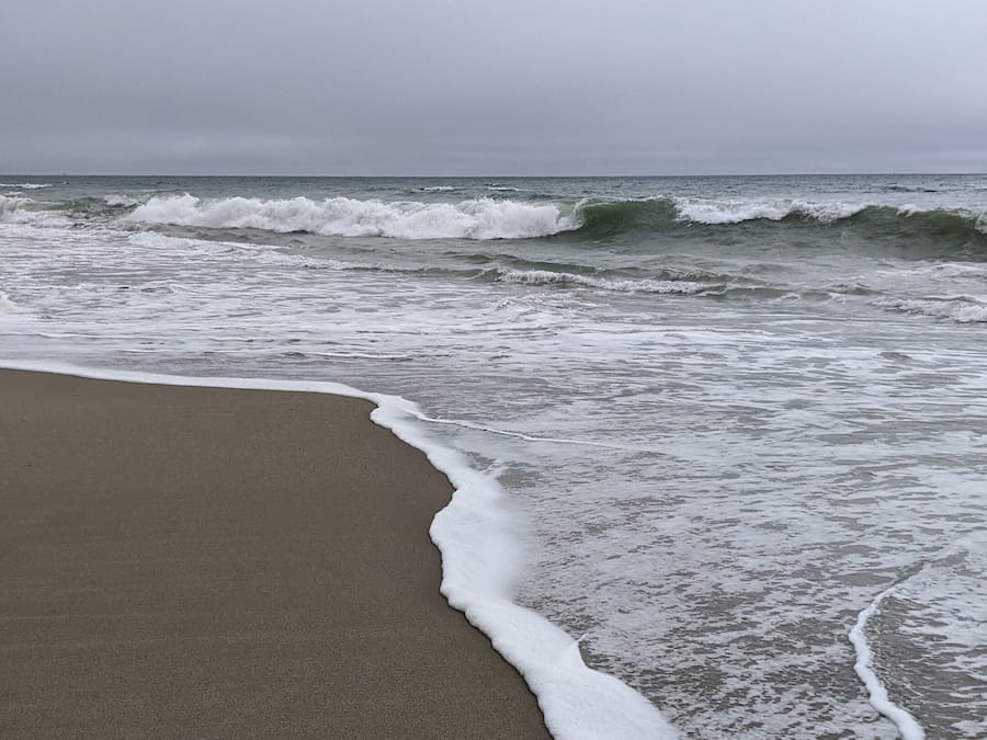 Beach nearby, windsurfing
